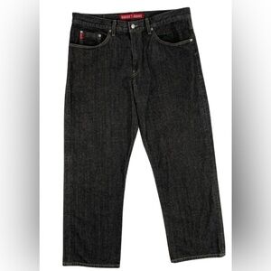 Men’s Guess Jeans Vintage 30 x 34 Authentic Black Stone Wash Denim